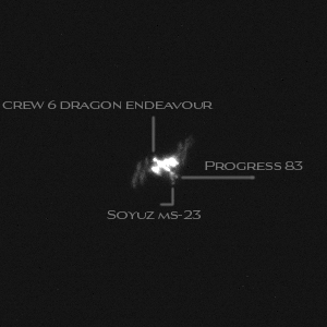 ISS with spacecraft